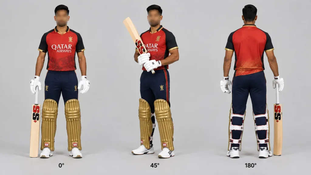 Cricket Uniform Three-Angle Character Sheet