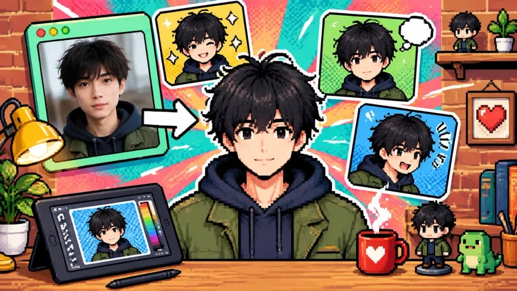 Banner Promocional de Foto a Avatar Pixel