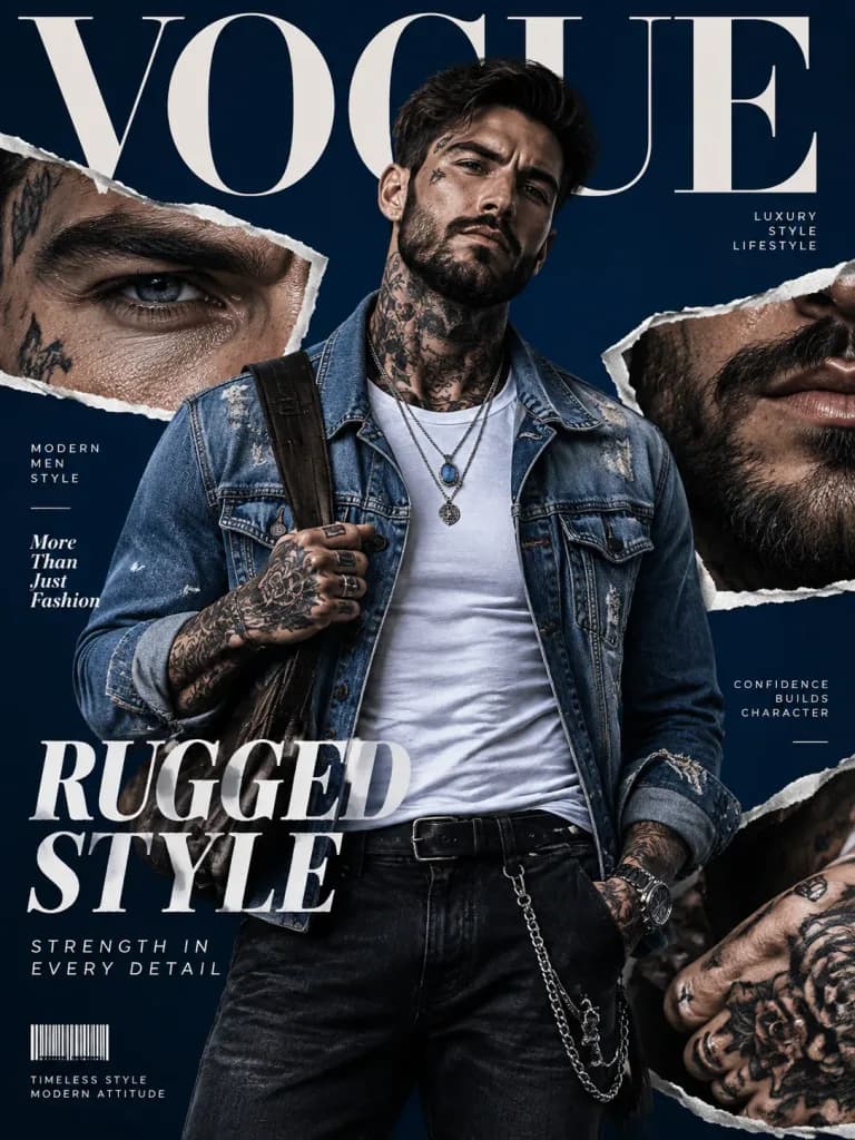 Tattooed Rebel Luxury Magazine Cover