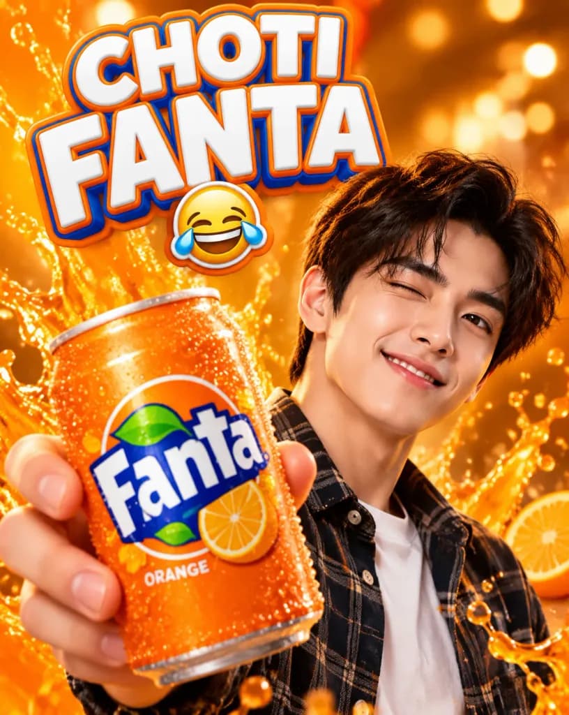 Chilled Soda Beverage Commercial Poster