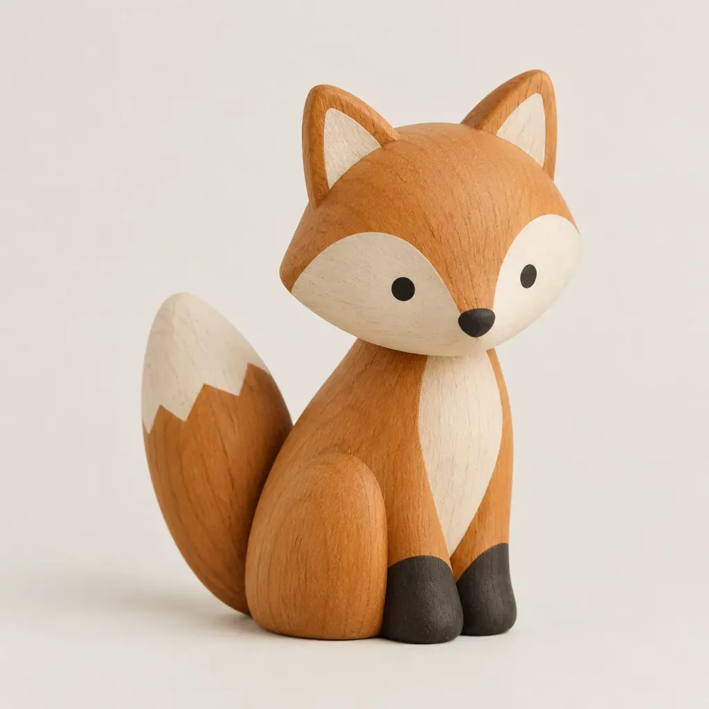Scandinavian Minimalist Wooden Toy