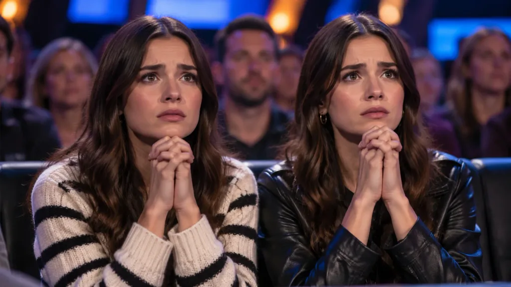Tense Quiz Show Audience Reaction