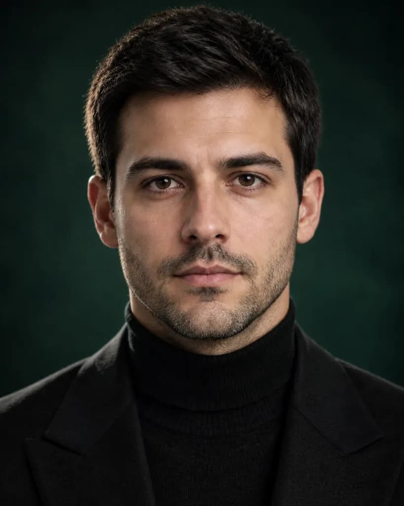 Editorial Quiet Wealth Male Portrait