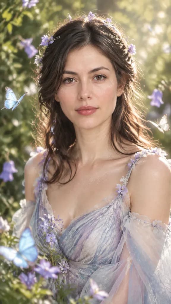 Garden Fairy Fantasy Editorial Portrait
