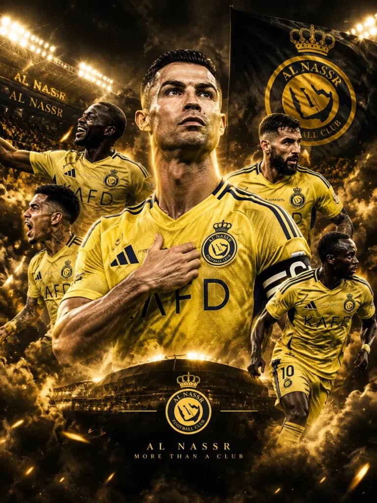 Luxus-Fußballclub-Spieler-Collage