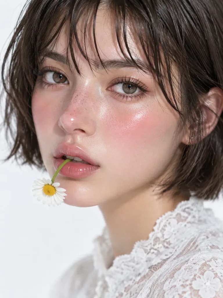 Dewy Glass Skin Chamomile Portrait