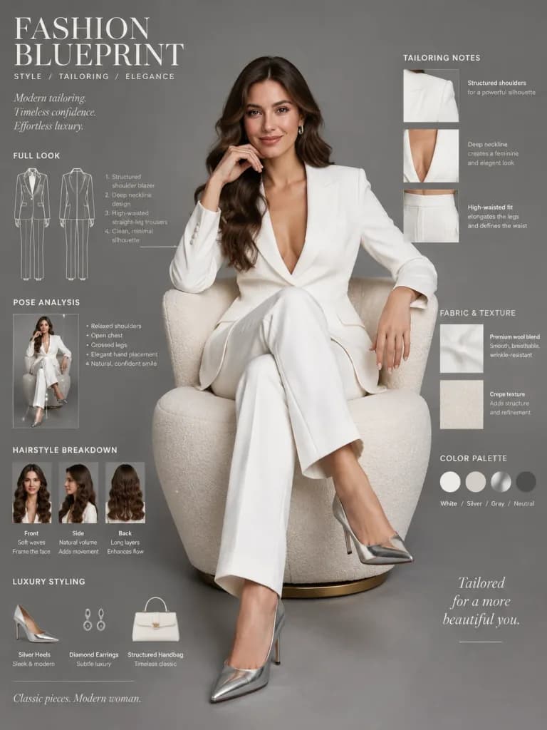 Editorial Fashion Blueprint Concept Sheet