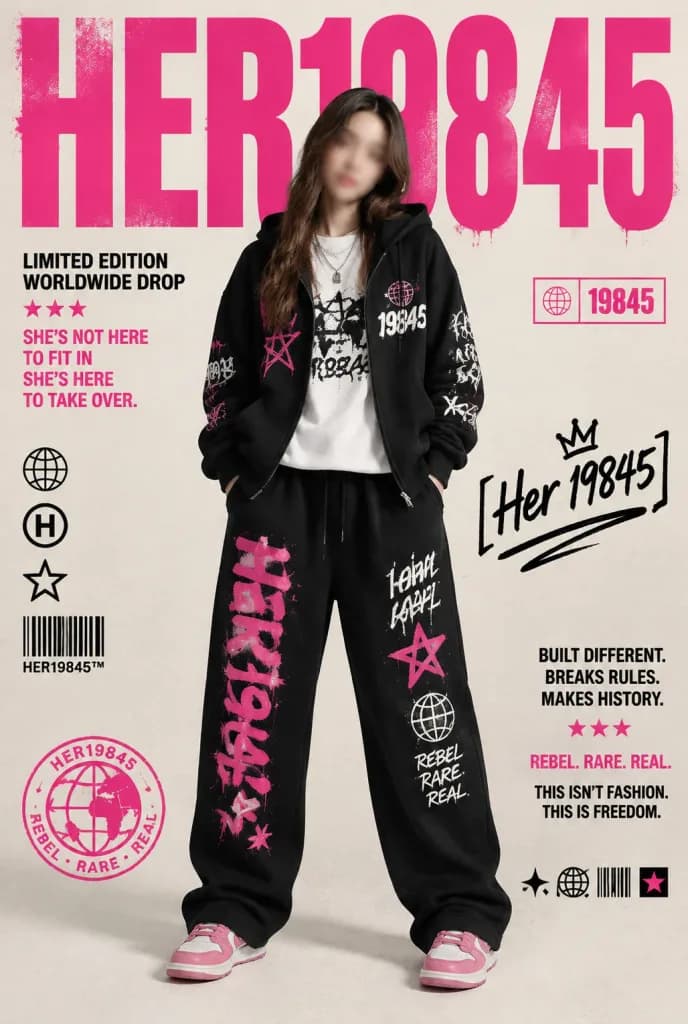Editorial Streetwear Drop Campaign Poster