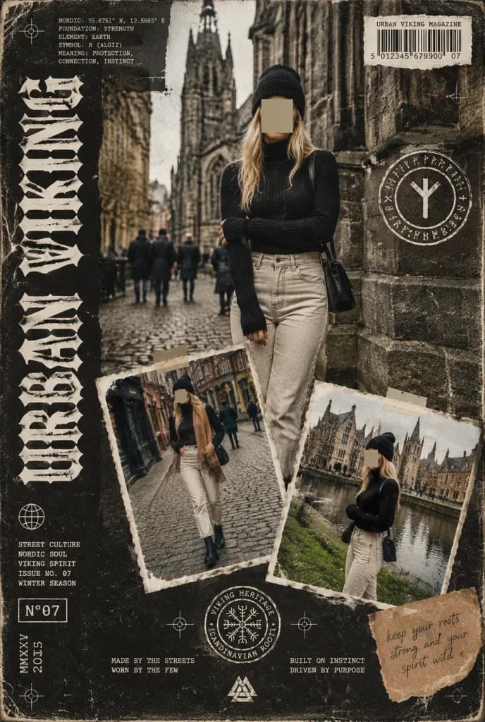 Nordic Street Culture Zine Cover Collage