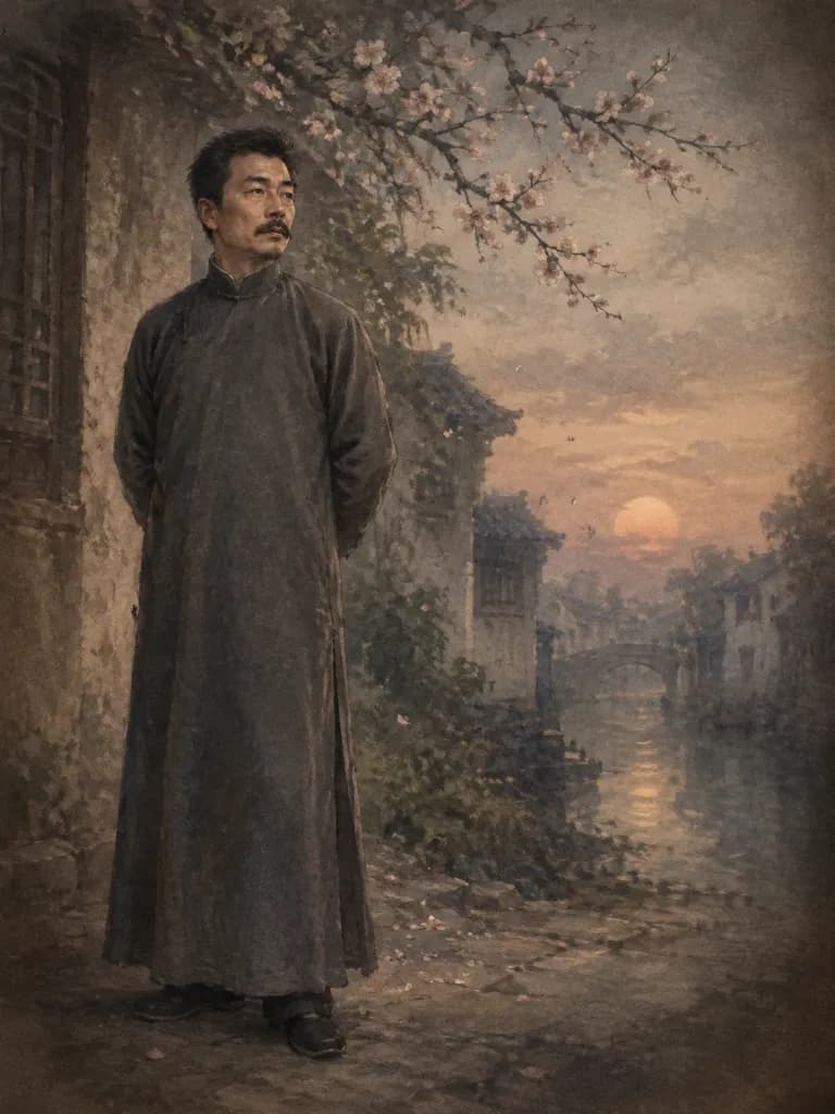 루쉰 문학 일러스트 초상화