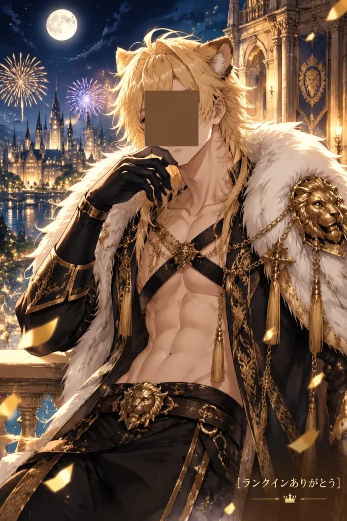 Lion Prince on Palace Balcony