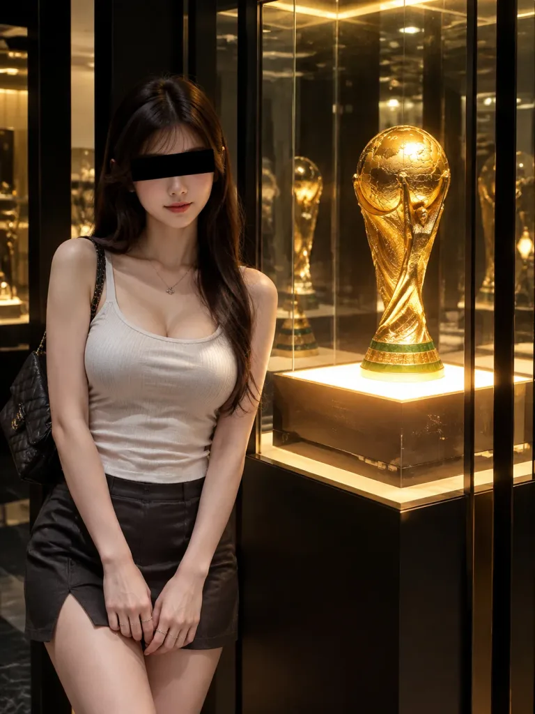 Museum Display Trophy Photo Enhancement