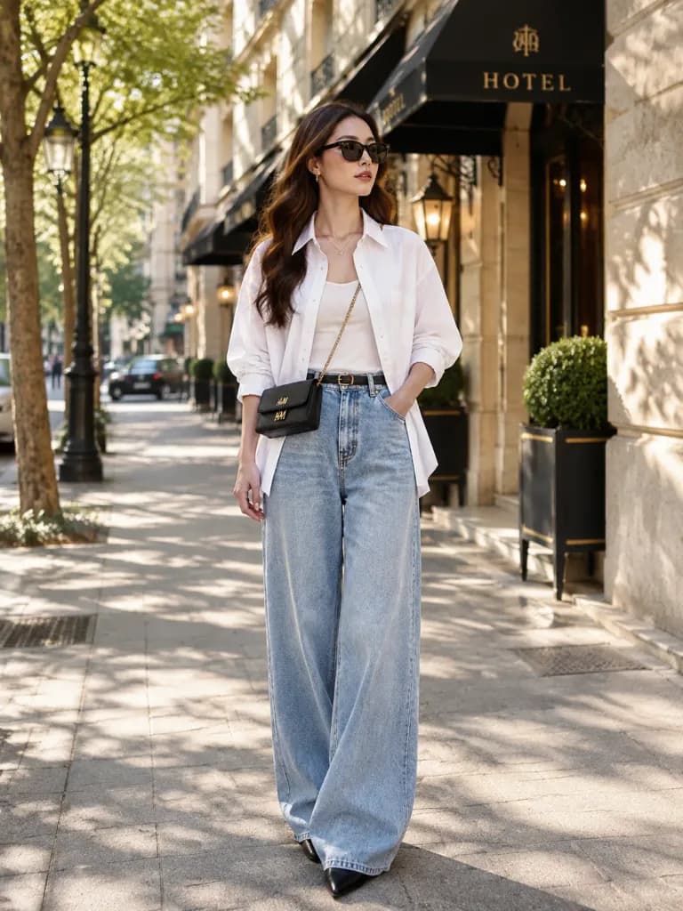 Ảnh Biên Tập Thời Trang Xa Xỉ Trên Phố Paris
