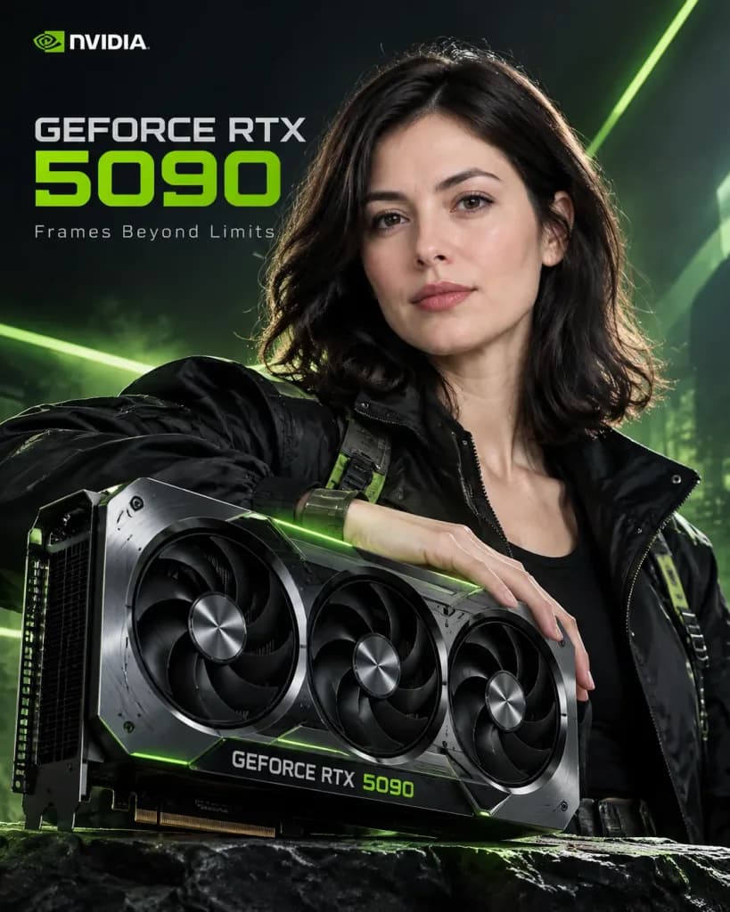 Commercial Graphics Card Techwear Poster