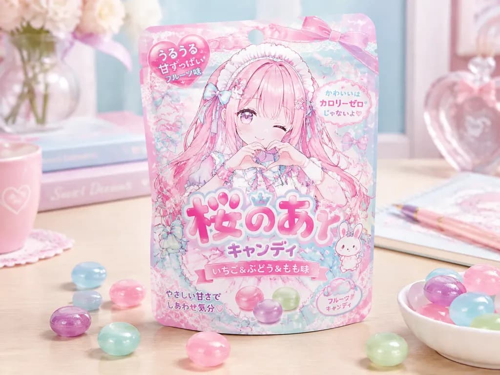 Japanese Anime Character Candy Packaging