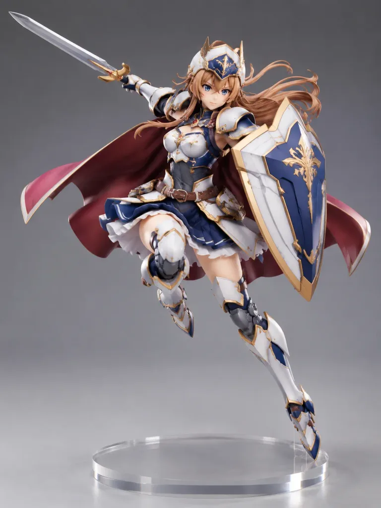 Mecha Girl Collectible Figure Studio Render