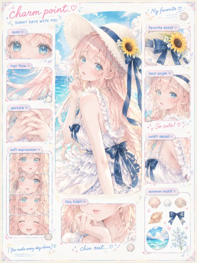 Anime Charm Point Character Sheet