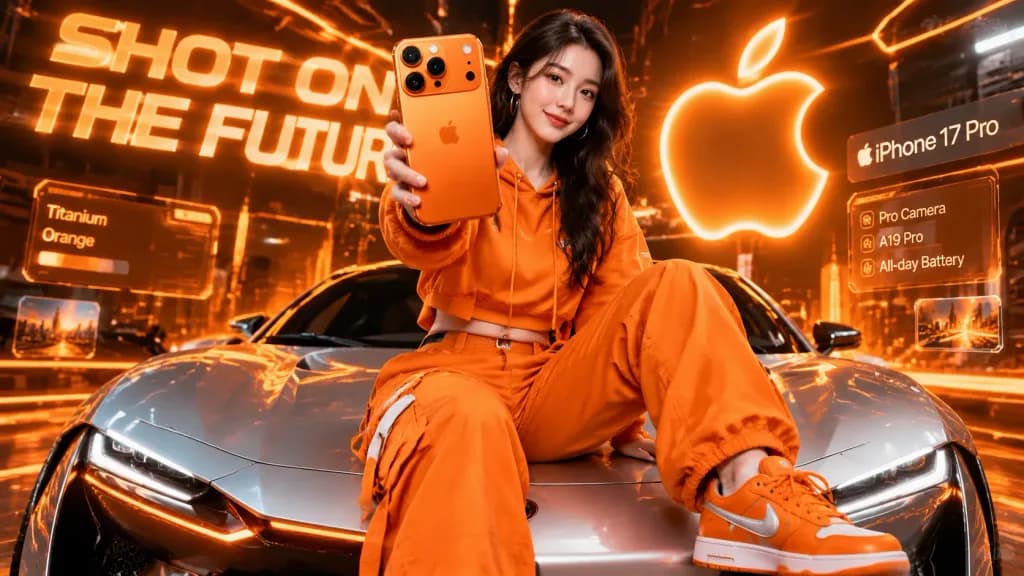 미래지향적 Apple 광고 캠페인 콘셉트