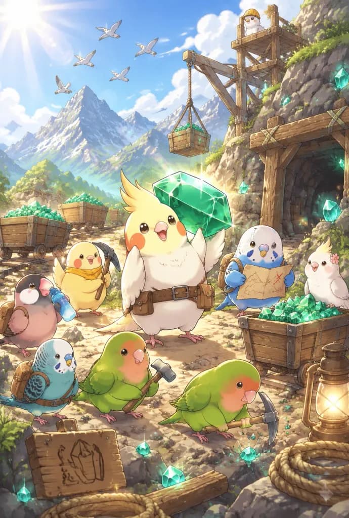 Little Birds Emerald Mine Adventure