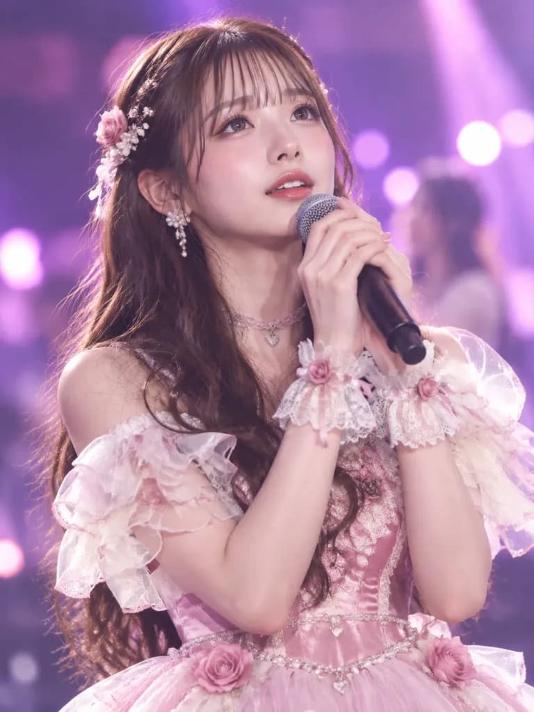 现场演唱会舞台偶像肖像