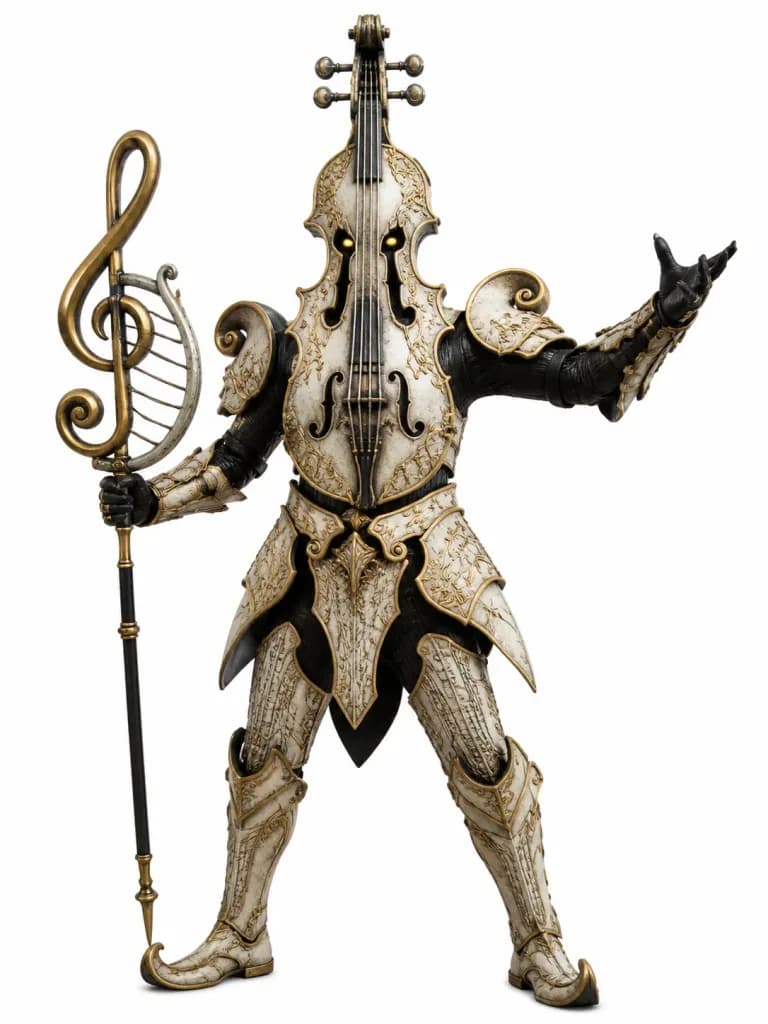 Tokusatsu Violin Monster Suit Concept