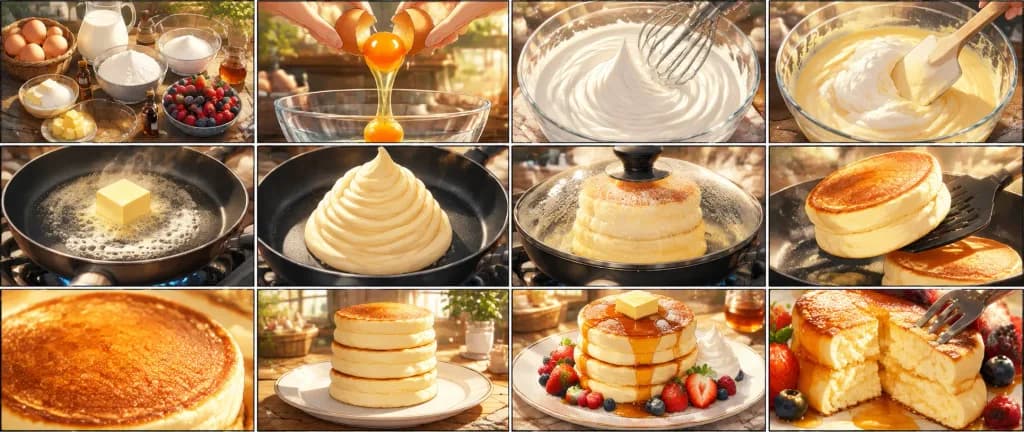 Soufflé Pancake Anime Cooking Storyboard