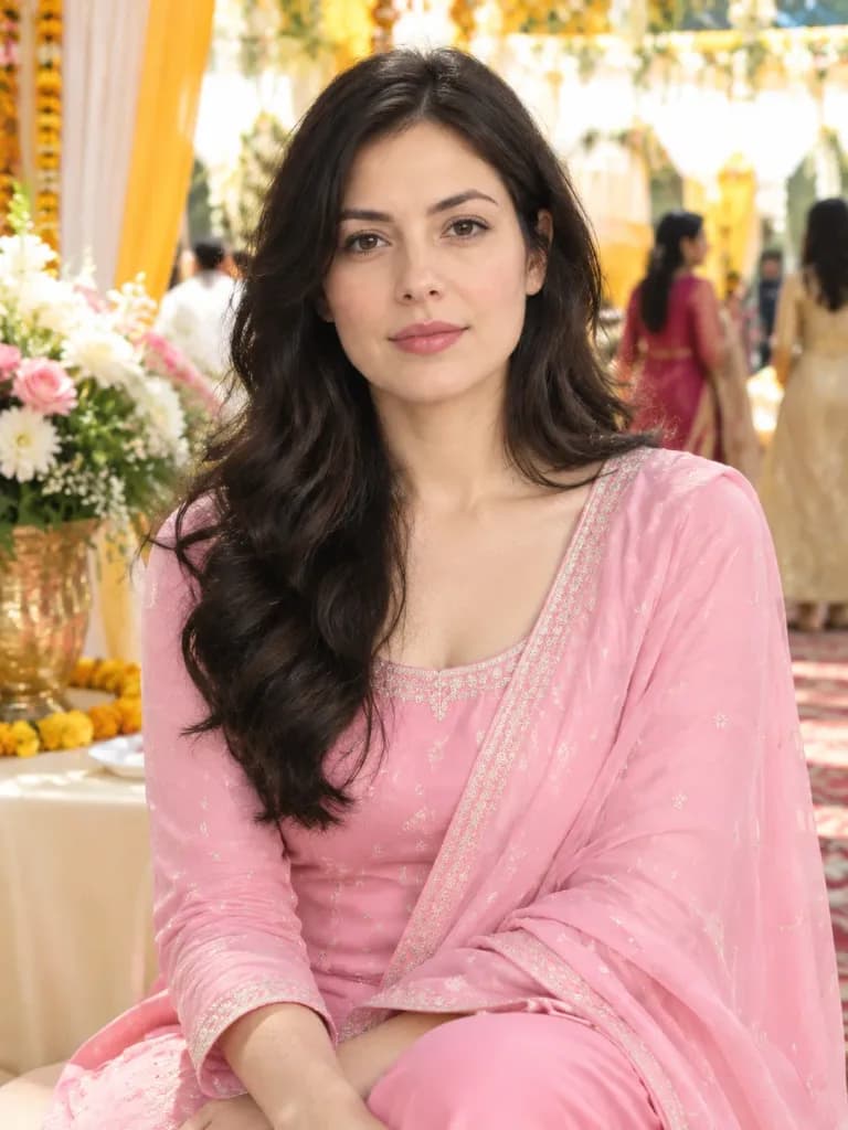 Indian Wedding Festive Suit Portrait