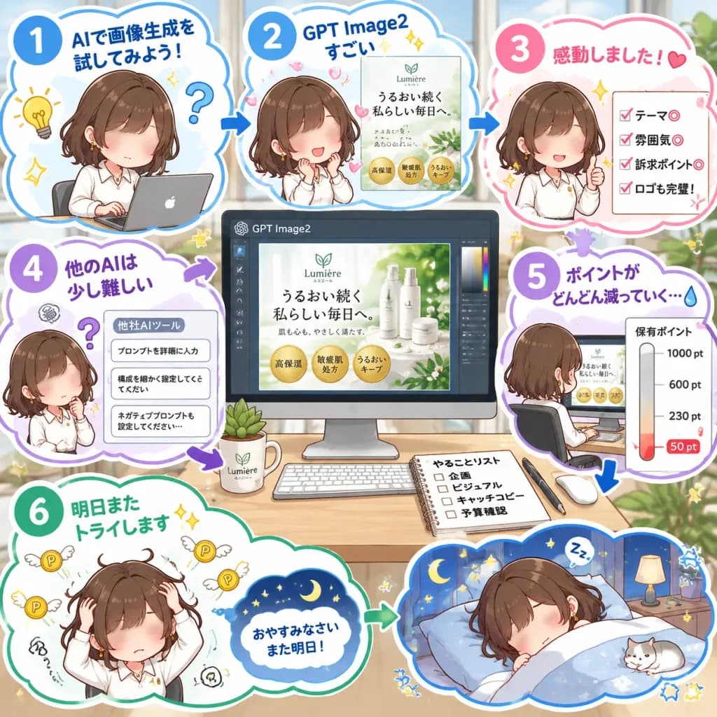 Anime Office AI Poster Design Comic