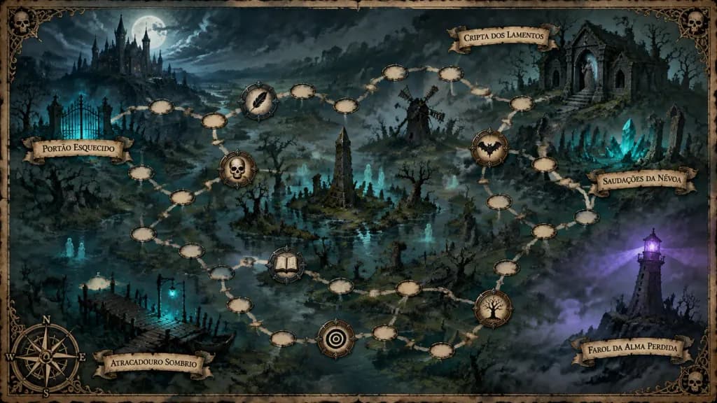 Gothic Horror Haunted Swamp Adventure Map