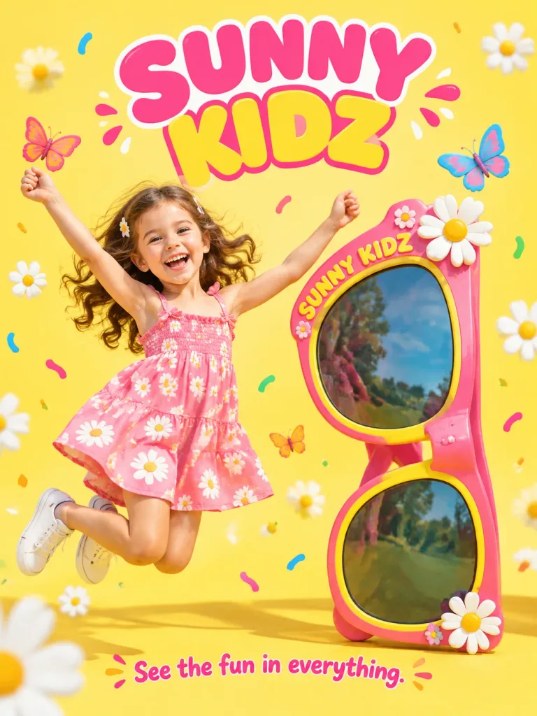 サニーキッズ夏期広告ポスター