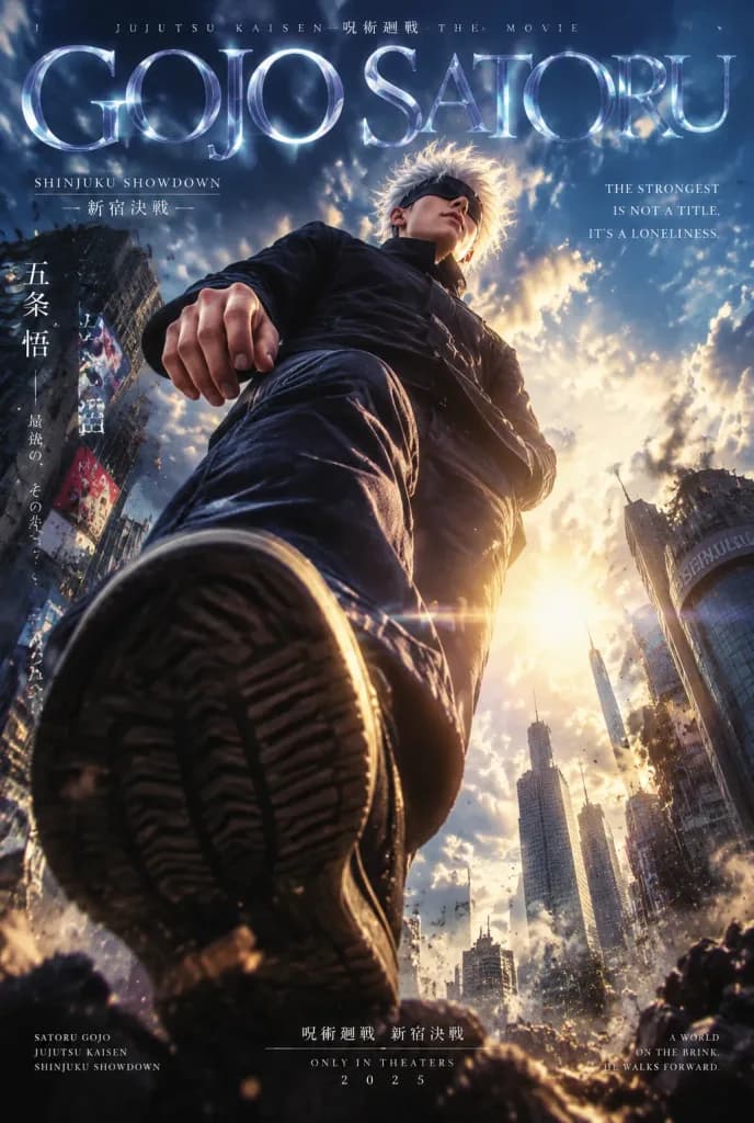 実写映画風アニメポスター
