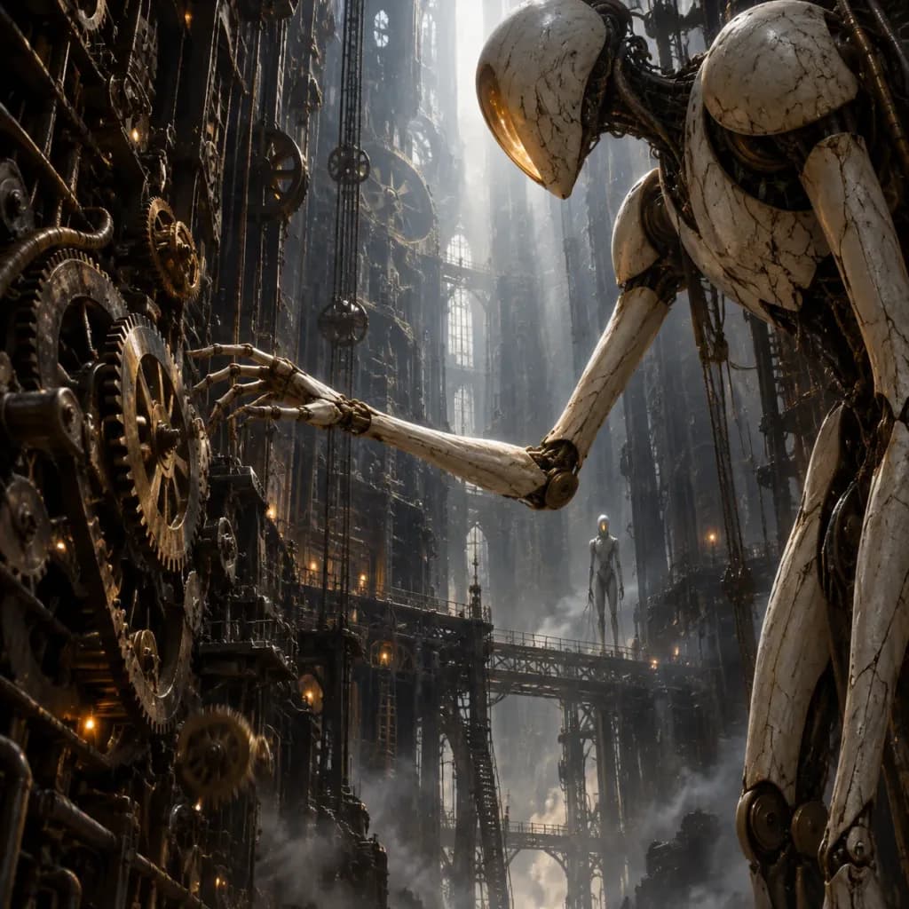 Ivory Automaton in Clockwork Cathedral