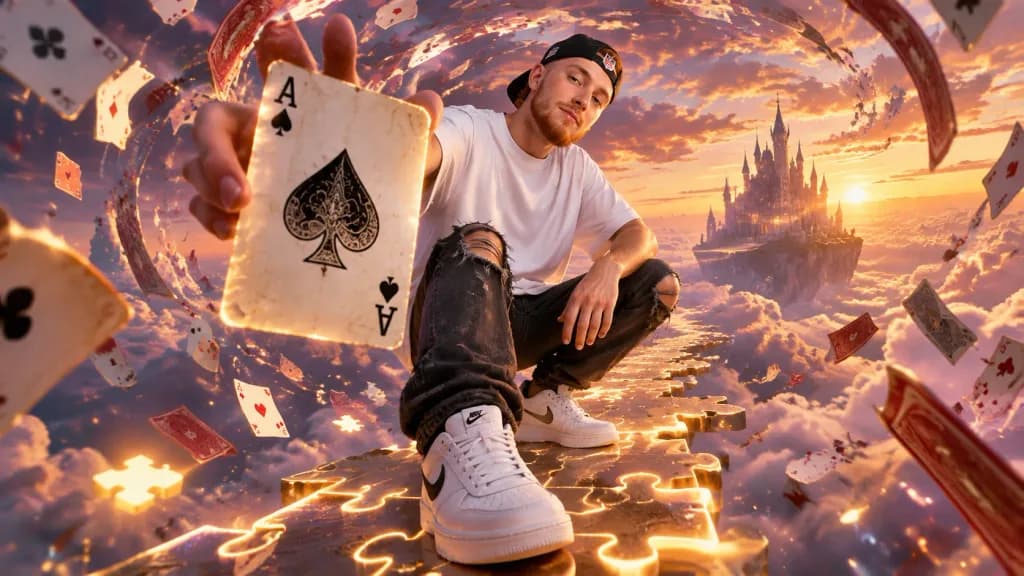 Fantasy Card Master on Floating Pathway