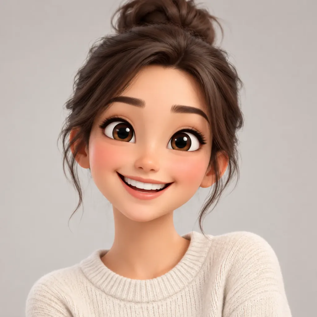 Stylized 3D Animated Avatar Portrait