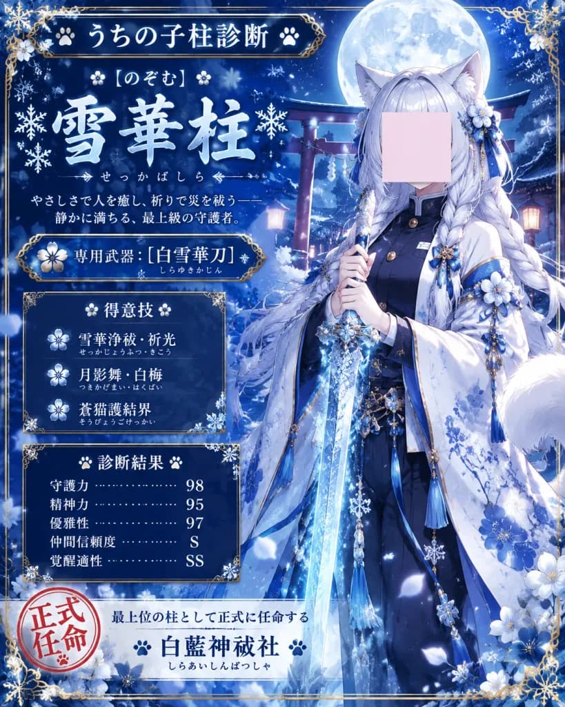 Poster Diagnostico Guardiano di Santuario Anime