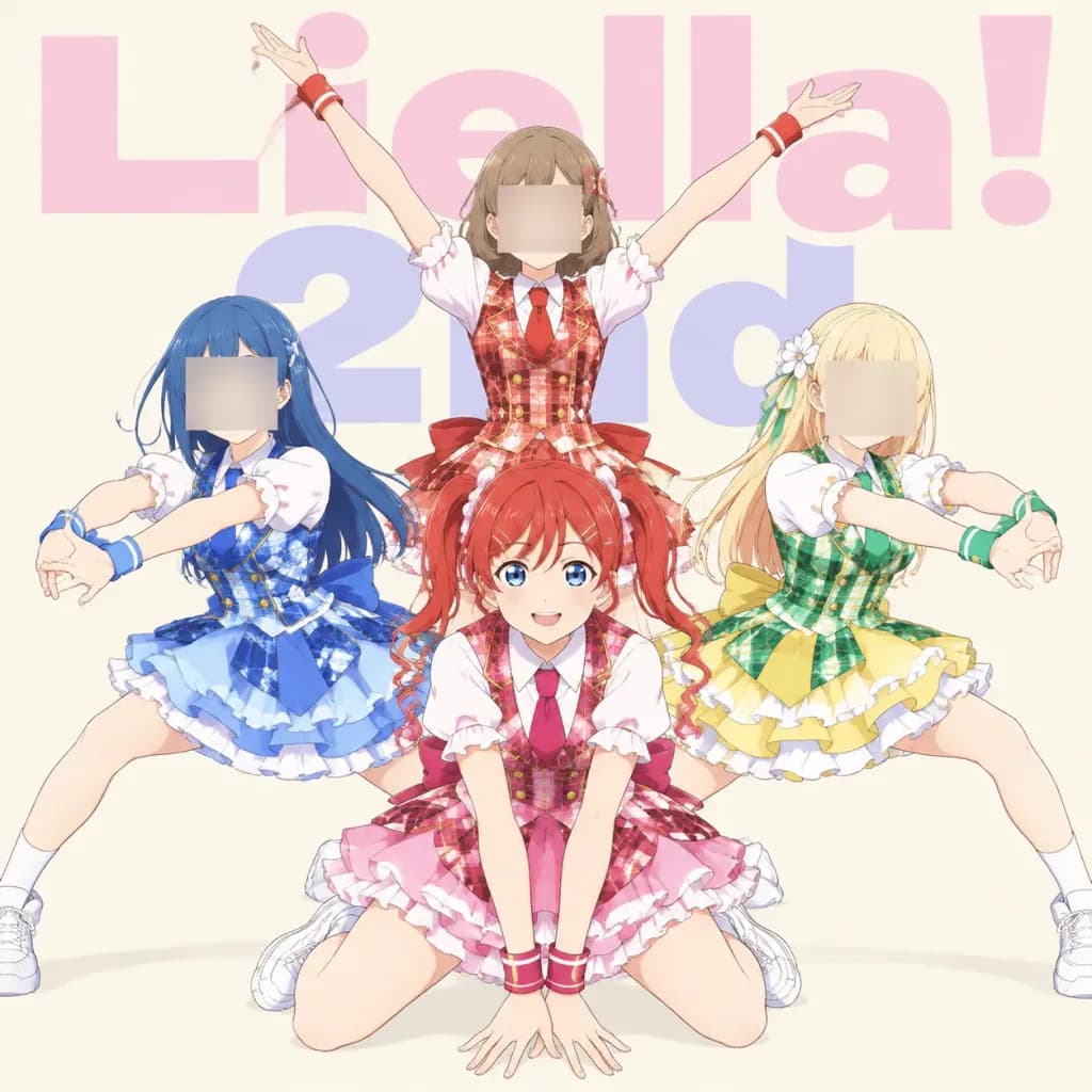 4人組アイドルのアニバーサリーキービジュアル