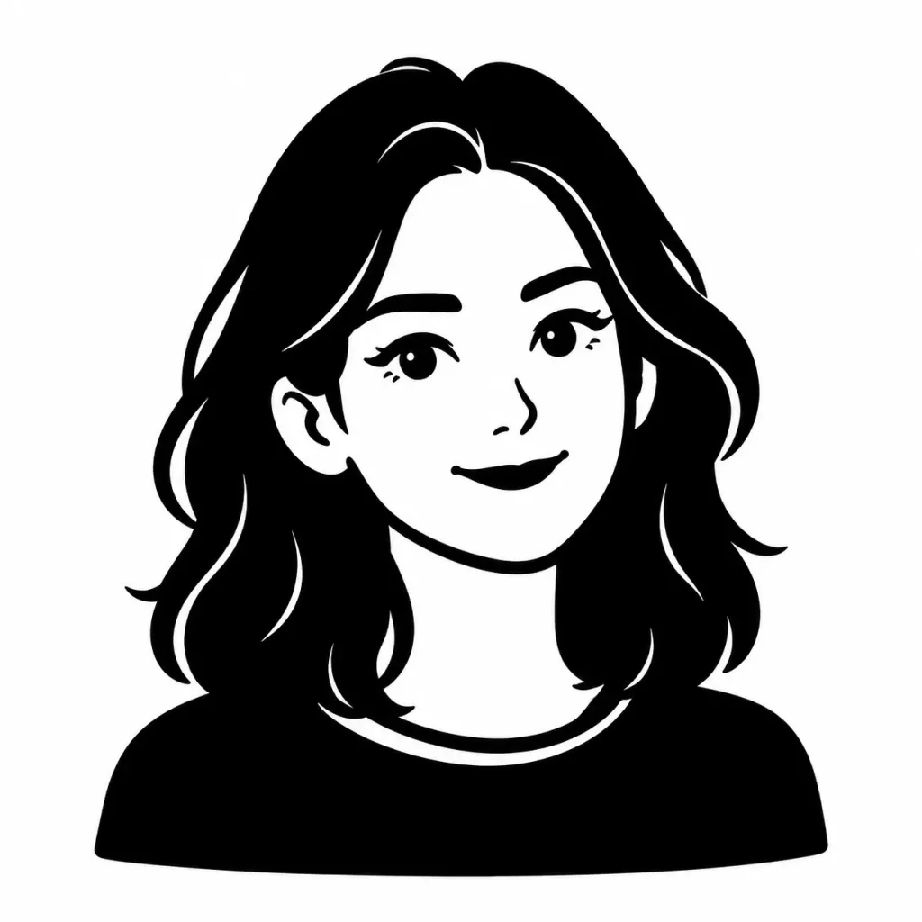 Векторный портрет в стиле аватаров Notion