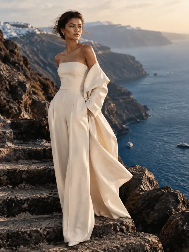 Cinematic Celebrity Travel Fashion Editorial
