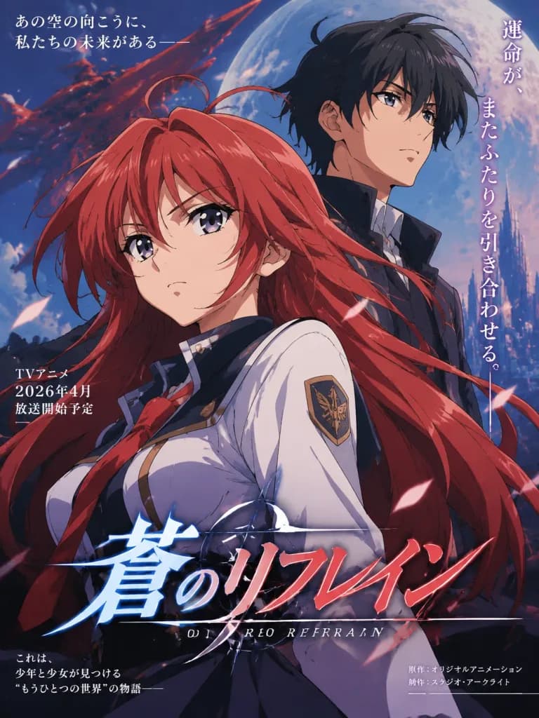 レトロアニメ 主人公&相棒キービジュアル