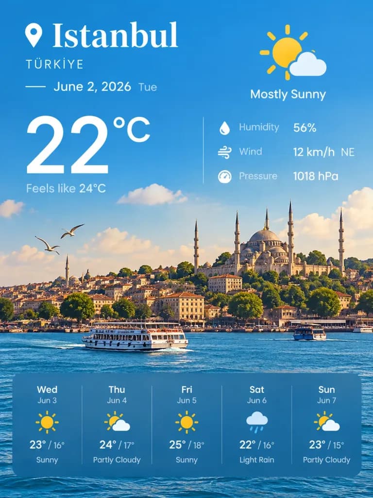 City Weather Forecast Poster