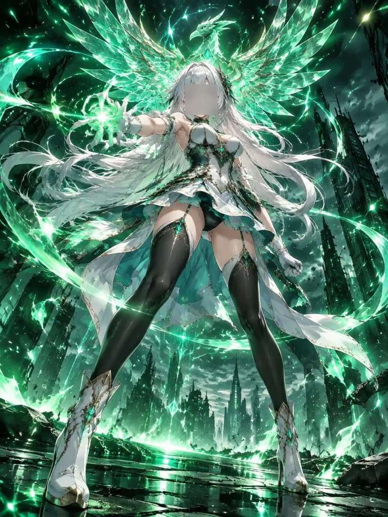 Anime Magical Warrior Key Visual