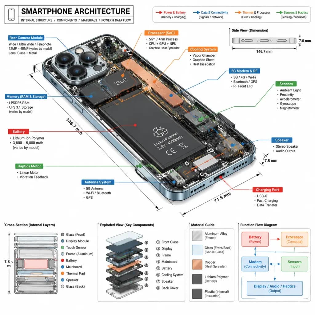 Technical Product Teardown Infographic