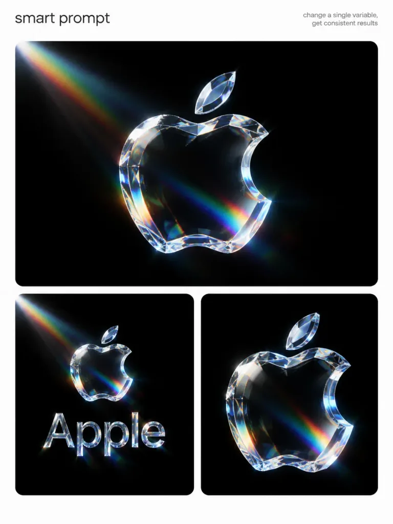 Luxury Crystal Logo Presentation Showcase