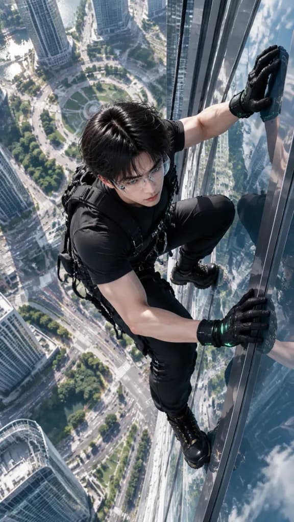 Escalada en la Fachada de un Rascacielos