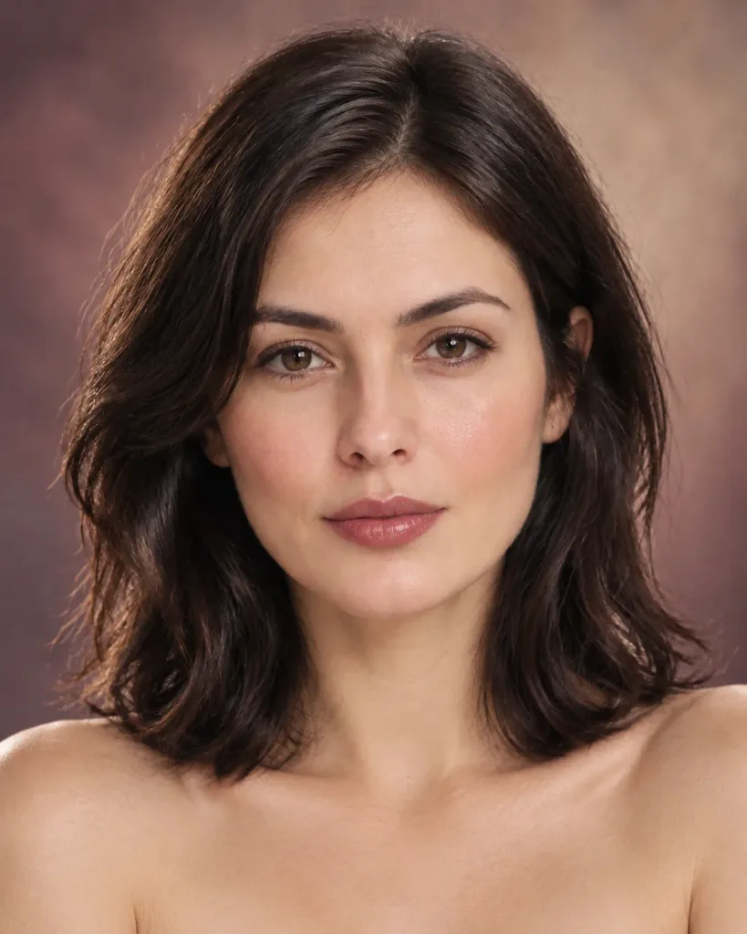 Glamour Studio Portrait with Soft Backdrop