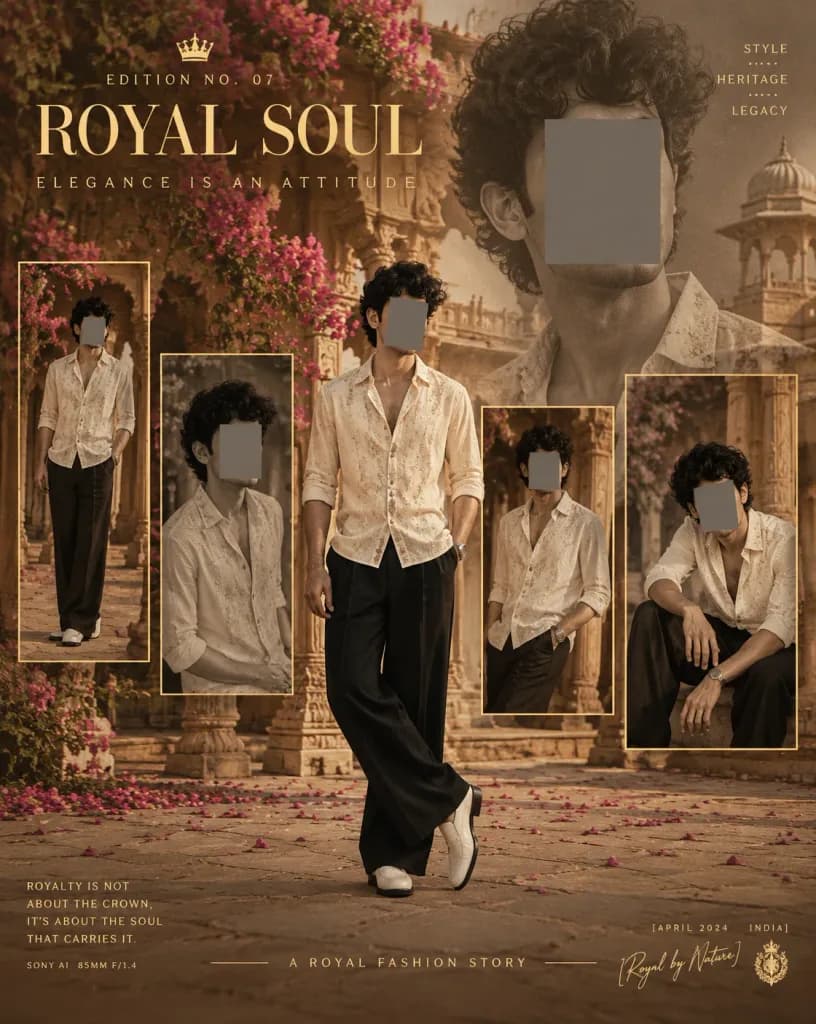 Royal Soul メンズエディトリアルポスター