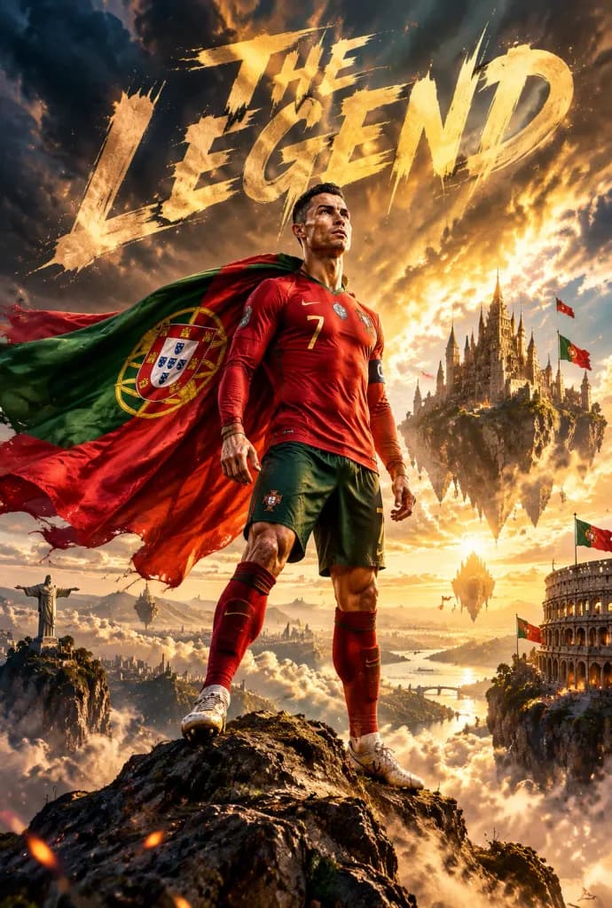 Epic Fantasy Sports Legend Poster