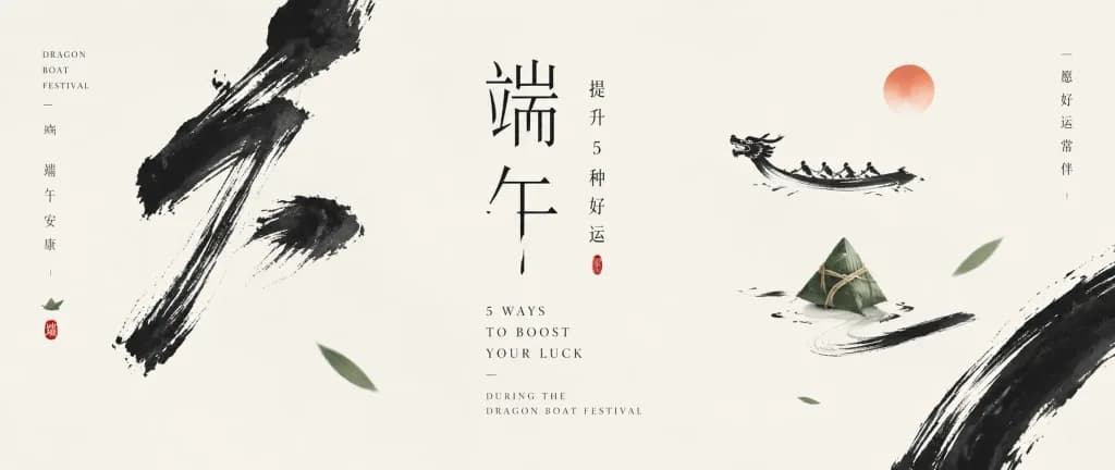 極簡東方水墨字體海報