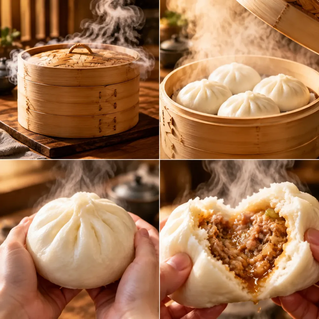 Steamed Bun Commercial Storyboard Grid