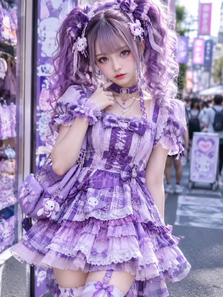 Harajuku Girl Fashion Portrait